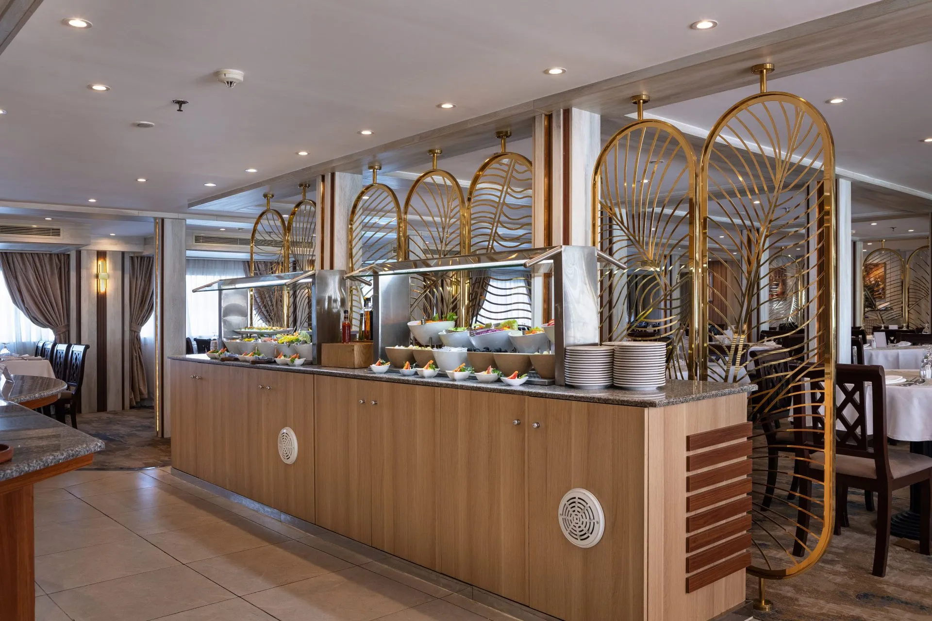 Restaurant aboard the MS Chateau Lafayette Nile Cruise Nile cruise